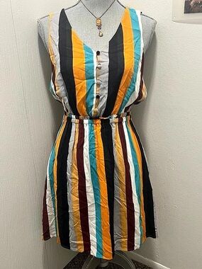 Andrée by UNIT Striped Mini Dress